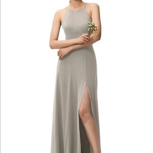 Jenny yoo Kalya dress in earl grey